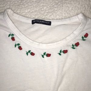 Brandy Melville Rose Tee Shirt